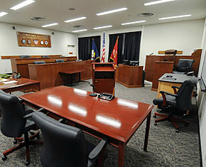 court-martial board of inquiry courtroom
